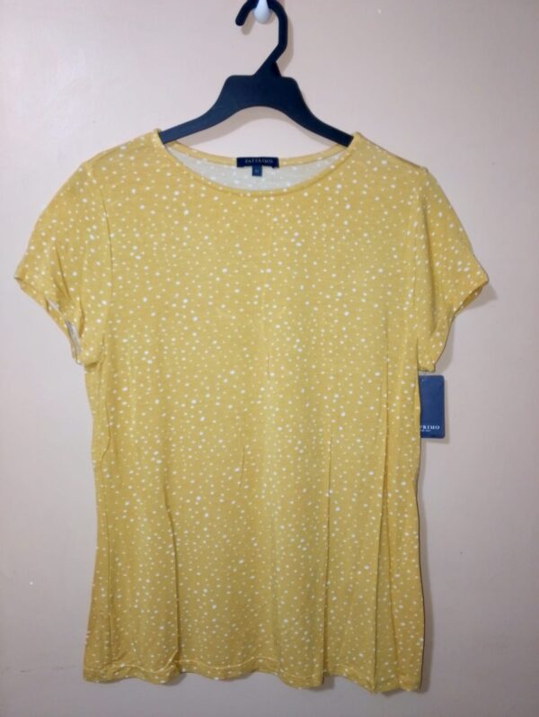 Blusa estampada con puntos