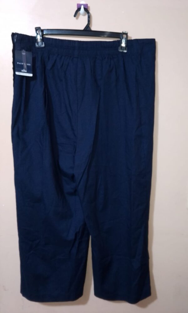Pantalón culotte para mujer unicolor, silueta amplia, textura lisa
