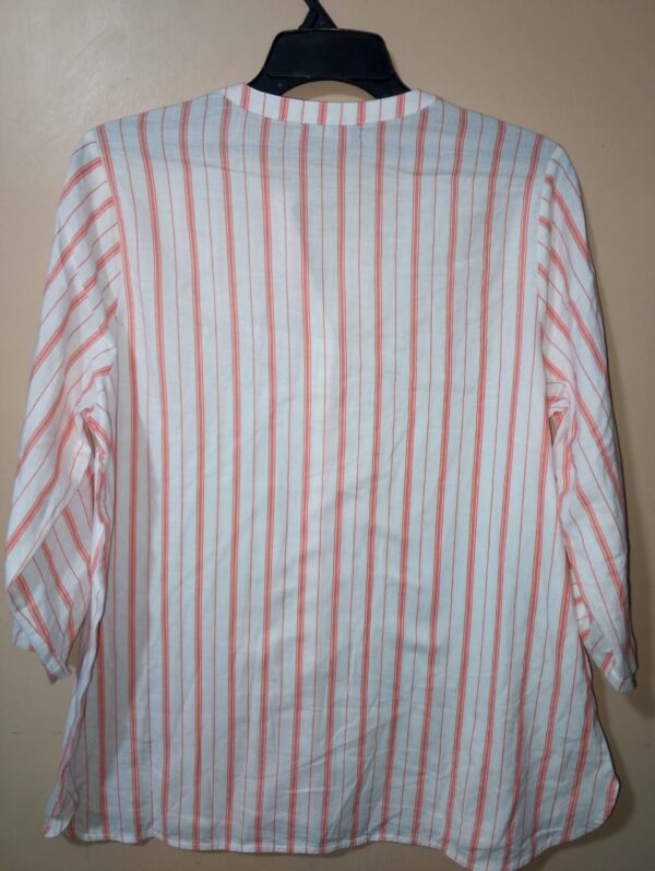 Blusa a rayas manga 3/4