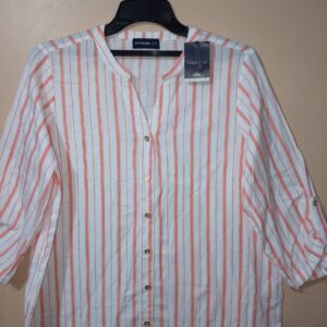 Blusa a rayas manga 3/4