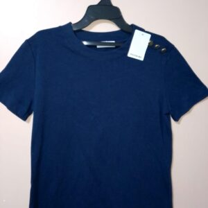 Camiseta Unicolor Manga Corta
