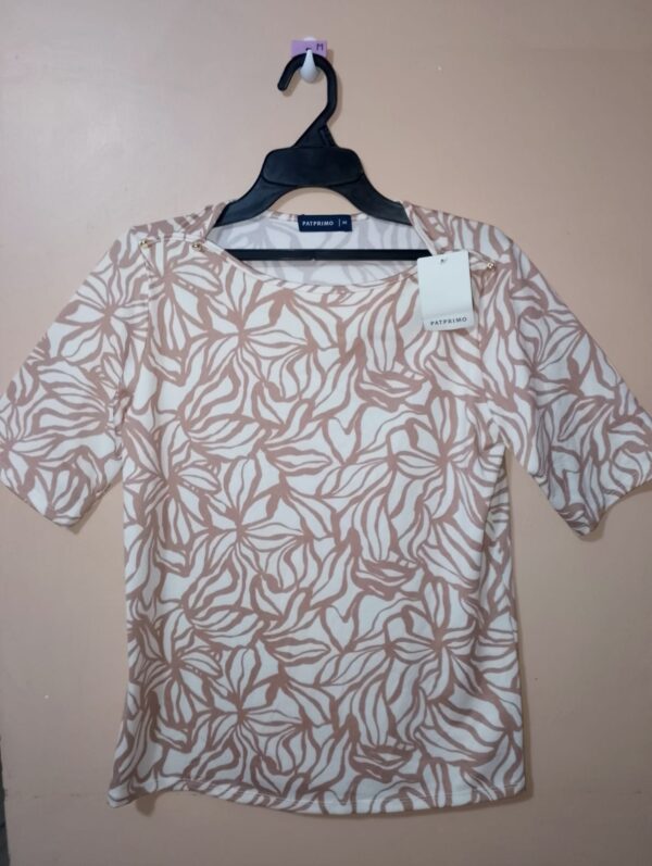 Camiseta estampada flores