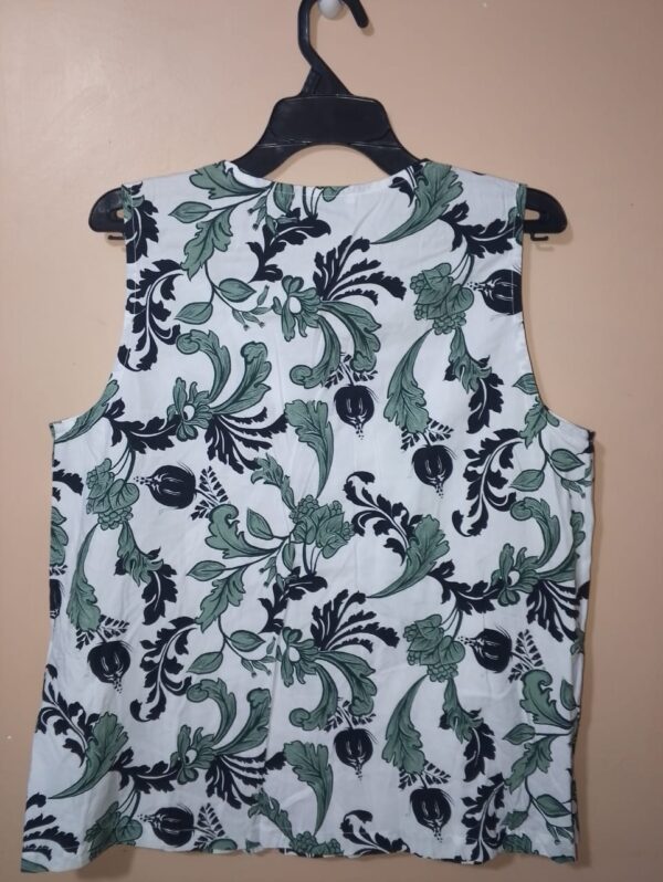 Blusa para mujer, manga sisa, hombros descubiertos, escote en v, textura lisa, silueta amplia