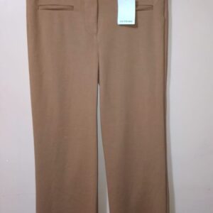 Leggins Unicolor, Tiro Alto, Bota Recta Con Simulación Bolsillos Ribete