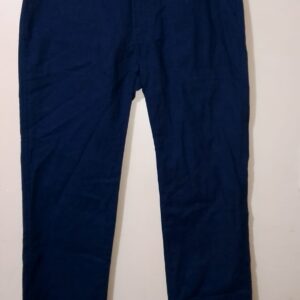 Pantalón Unicolor Con Bolsillos Parche Regular Fit