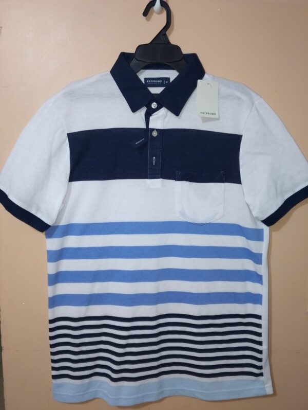 Polo cuello duro en bloques - FAYELI