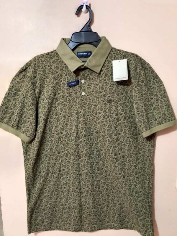 Polo Cuello Duro Estampada Talla M - Fayeli