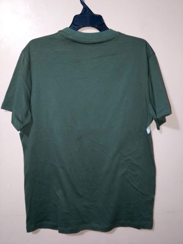 Camiseta para hombre, cuello redondo, manga corta, con bloques de color
